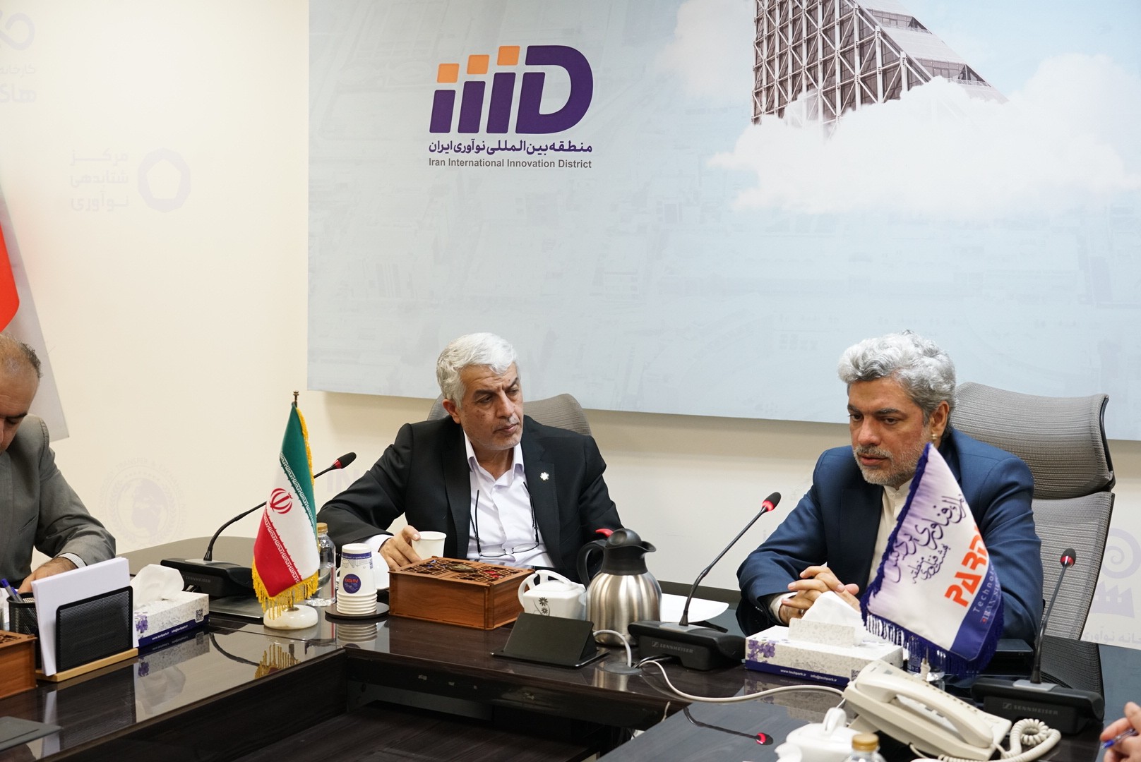 K. N. Toosi University President Tours IIID